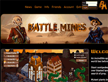 Tablet Screenshot of battlemines.com